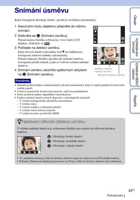 Sony DSC-TX5 - DSC-TX5 Istruzioni per l'uso Ceco
