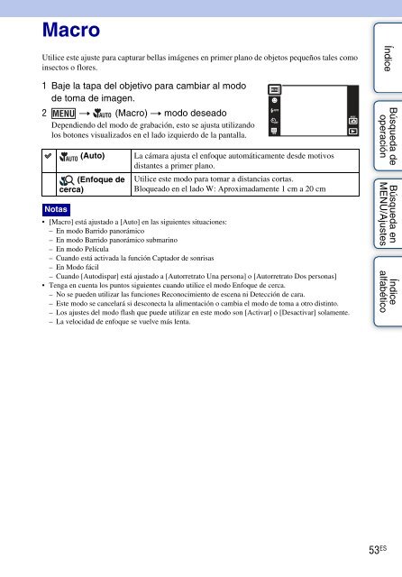 Sony DSC-T99D - DSC-T99D Istruzioni per l'uso Spagnolo