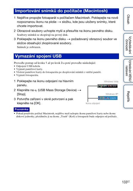 Sony DSC-T99D - DSC-T99D Istruzioni per l'uso Ceco
