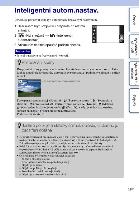 Sony DSC-T99D - DSC-T99D Istruzioni per l'uso Ceco