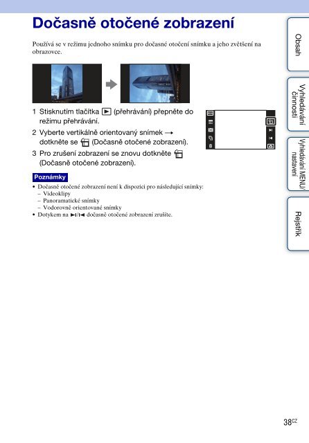 Sony DSC-T99D - DSC-T99D Istruzioni per l'uso Ceco