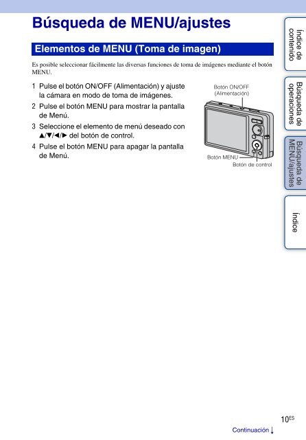 Sony DSC-W380 - DSC-W380 Istruzioni per l'uso Spagnolo