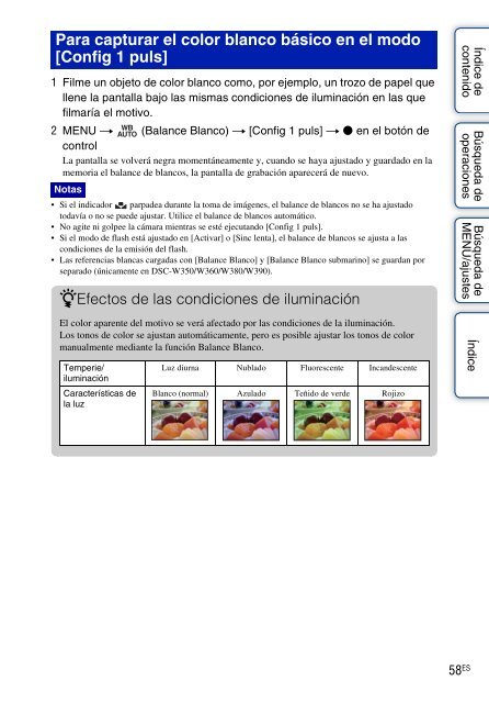 Sony DSC-W380 - DSC-W380 Istruzioni per l'uso Spagnolo