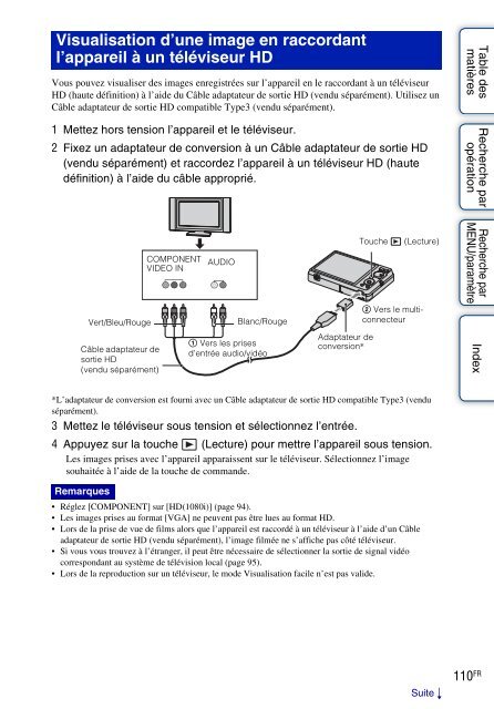 Sony DSC-W380 - DSC-W380 Istruzioni per l'uso Francese