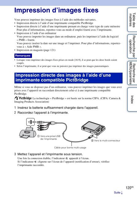 Sony DSC-W380 - DSC-W380 Istruzioni per l'uso Francese