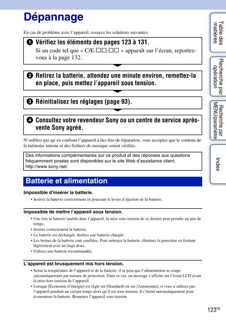 Sony DSC-W380 - DSC-W380 Istruzioni per l'uso Francese