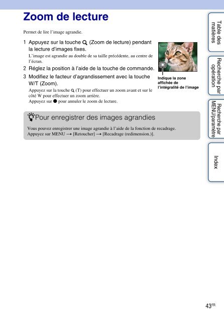 Sony DSC-W380 - DSC-W380 Istruzioni per l'uso Francese