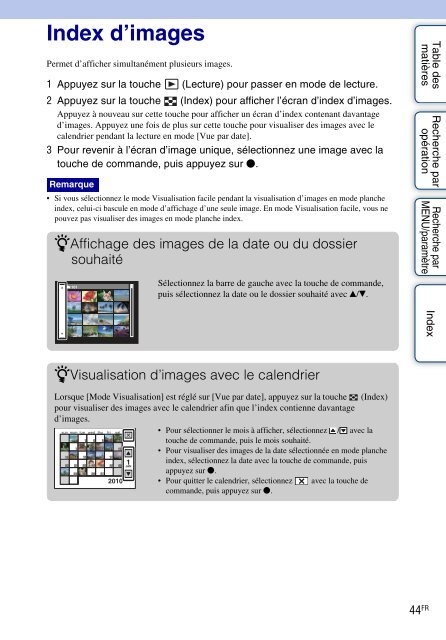 Sony DSC-W380 - DSC-W380 Istruzioni per l'uso Francese