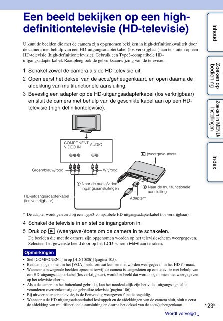 Sony DSC-TX5 - DSC-TX5 Istruzioni per l'uso Olandese