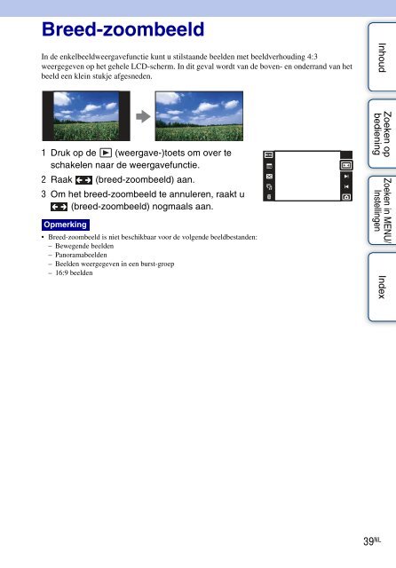 Sony DSC-TX5 - DSC-TX5 Istruzioni per l'uso Olandese