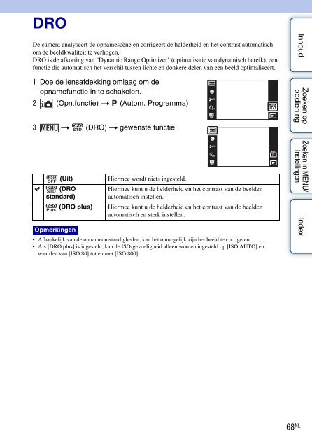 Sony DSC-T99D - DSC-T99D Istruzioni per l'uso Olandese