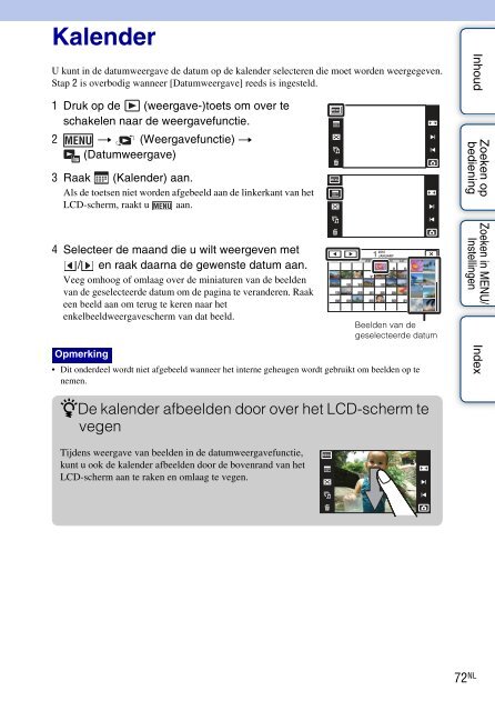 Sony DSC-T99D - DSC-T99D Istruzioni per l'uso Olandese