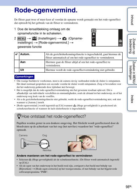 Sony DSC-T99D - DSC-T99D Istruzioni per l'uso Olandese