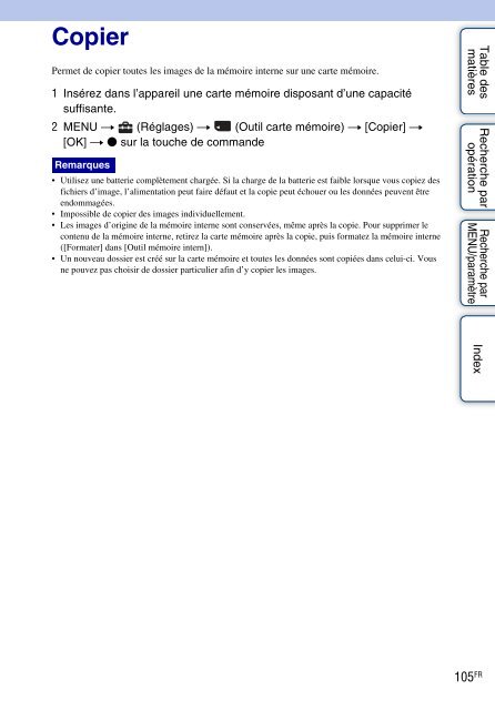 Sony DSC-W350 - DSC-W350 Istruzioni per l'uso Francese