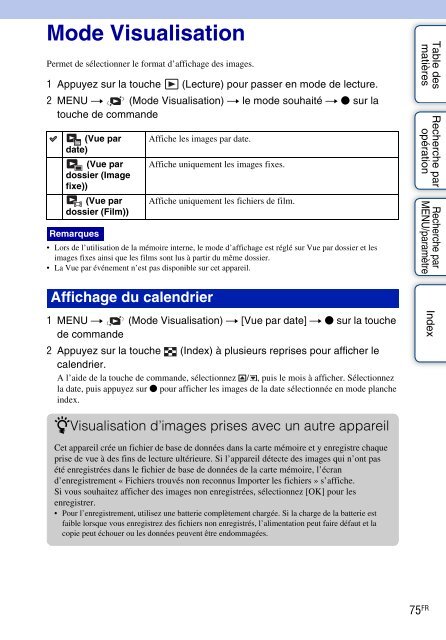 Sony DSC-W350 - DSC-W350 Istruzioni per l'uso Francese