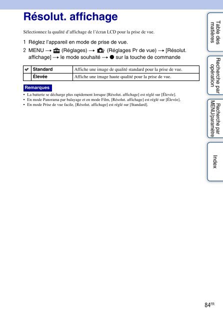 Sony DSC-W350 - DSC-W350 Istruzioni per l'uso Francese