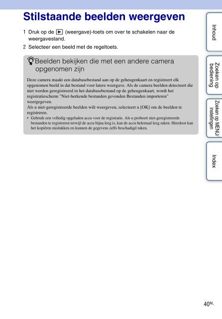 Sony DSC-W350 - DSC-W350 Guida all&rsquo;uso Olandese