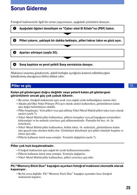 Sony DSC-S930 - DSC-S930 Istruzioni per l'uso Greco