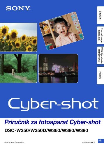 Sony DSC-W350 - DSC-W350 Guida allâuso Croato
