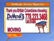 Residential Mover Vancouver