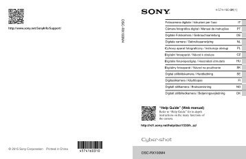 Sony DSC-RX100M4 - DSC-RX100M4 Istruzioni per l'uso Ungherese