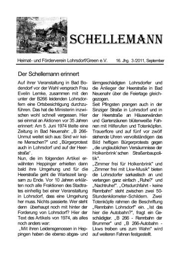 Der Schellemann erinnert - Heimat- und Förderverein Lohrsdorf/Green