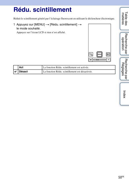 Sony MHS-TS22 - MHS-TS22 Istruzioni per l'uso Francese