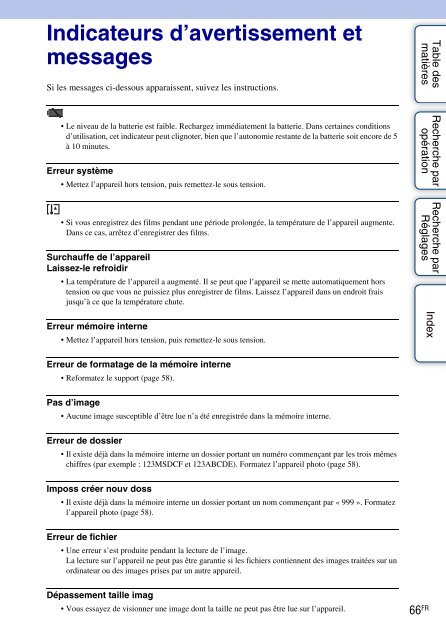 Sony MHS-TS22 - MHS-TS22 Istruzioni per l'uso Francese