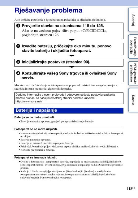 Sony DSC-W360 - DSC-W360 Guida all&rsquo;uso Croato