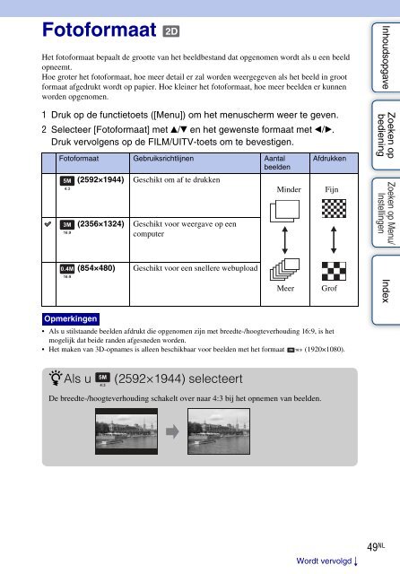 Sony MHS-FS3 - MHS-FS3 Istruzioni per l'uso Olandese