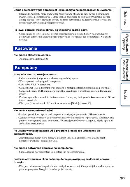 Sony MHS-FS3 - MHS-FS3 Istruzioni per l'uso Polacco