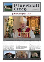 Pfarrblatt 2014