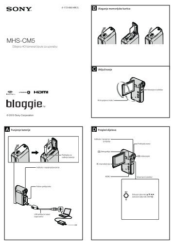 Sony MHS-CM5 - MHS-CM5 Istruzioni per l'uso Croato