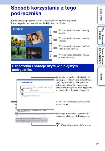 Sony MHS-FS3K - MHS-FS3K Istruzioni per l'uso Polacco