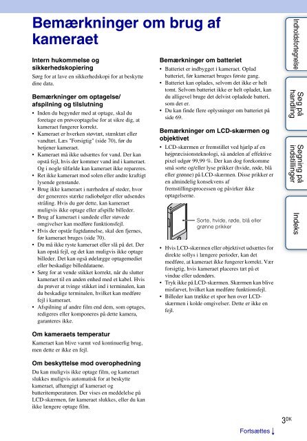 Sony MHS-TS10 - MHS-TS10 Istruzioni per l'uso Danese