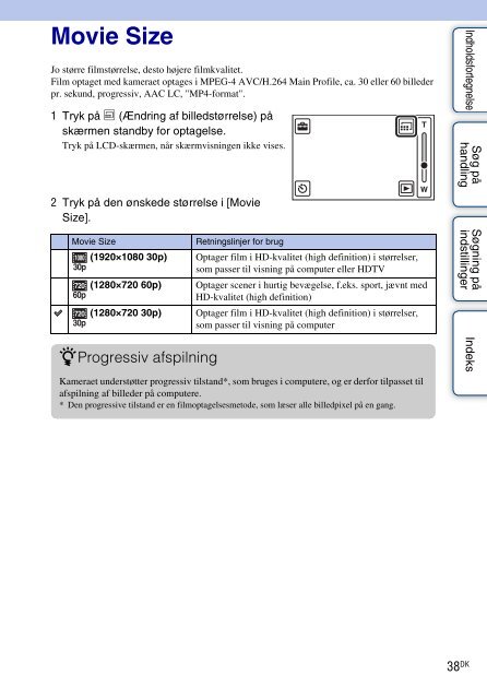 Sony MHS-TS10 - MHS-TS10 Istruzioni per l'uso Danese