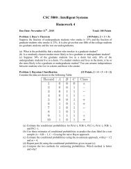 CSC 5800  Intelligent Systems Homework 4