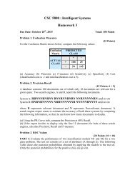 CSC 5800  Intelligent Systems Homework 3