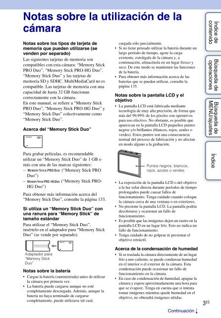 Sony DSC-W360 - DSC-W360 Guida all&rsquo;uso Spagnolo