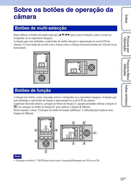 Sony MHS-FS3K - MHS-FS3K Istruzioni per l'uso Portoghese