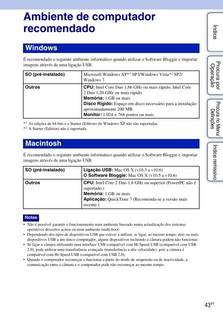 Sony MHS-FS3K - MHS-FS3K Istruzioni per l'uso Portoghese