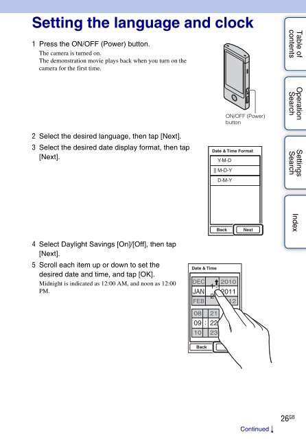 Sony MHS-TS20K - MHS-TS20K Istruzioni per l'uso Inglese