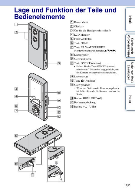 Sony MHS-FS3 - MHS-FS3 Istruzioni per l'uso Tedesco