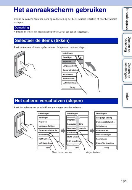 Sony MHS-TS10 - MHS-TS10 Istruzioni per l'uso Olandese