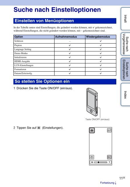 Sony MHS-TS10 - MHS-TS10 Istruzioni per l'uso Tedesco