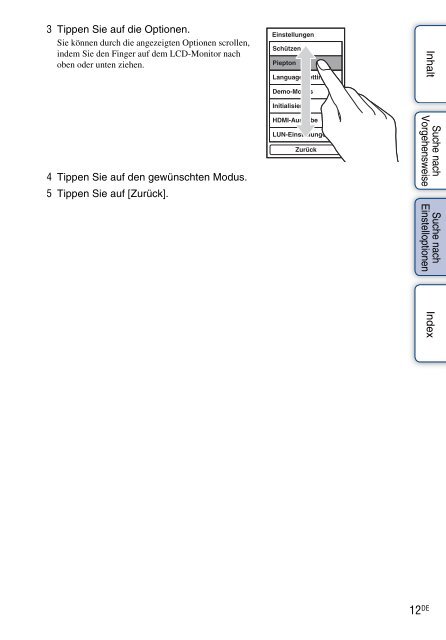 Sony MHS-TS10 - MHS-TS10 Istruzioni per l'uso Tedesco