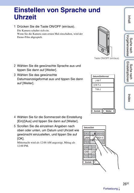 Sony MHS-TS10 - MHS-TS10 Istruzioni per l'uso Tedesco