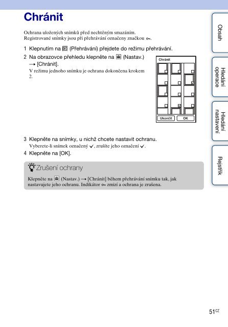 Sony MHS-TS10 - MHS-TS10 Istruzioni per l'uso Ceco