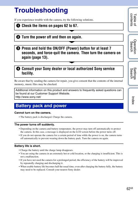 Sony MHS-TS10 - MHS-TS10 Istruzioni per l'uso Inglese