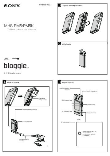 Sony MHS-PM5K - MHS-PM5K Istruzioni per l'uso Croato